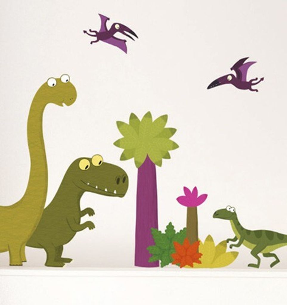 Wandtattoo Dinosaurier - 50.5 x 70.5 cm