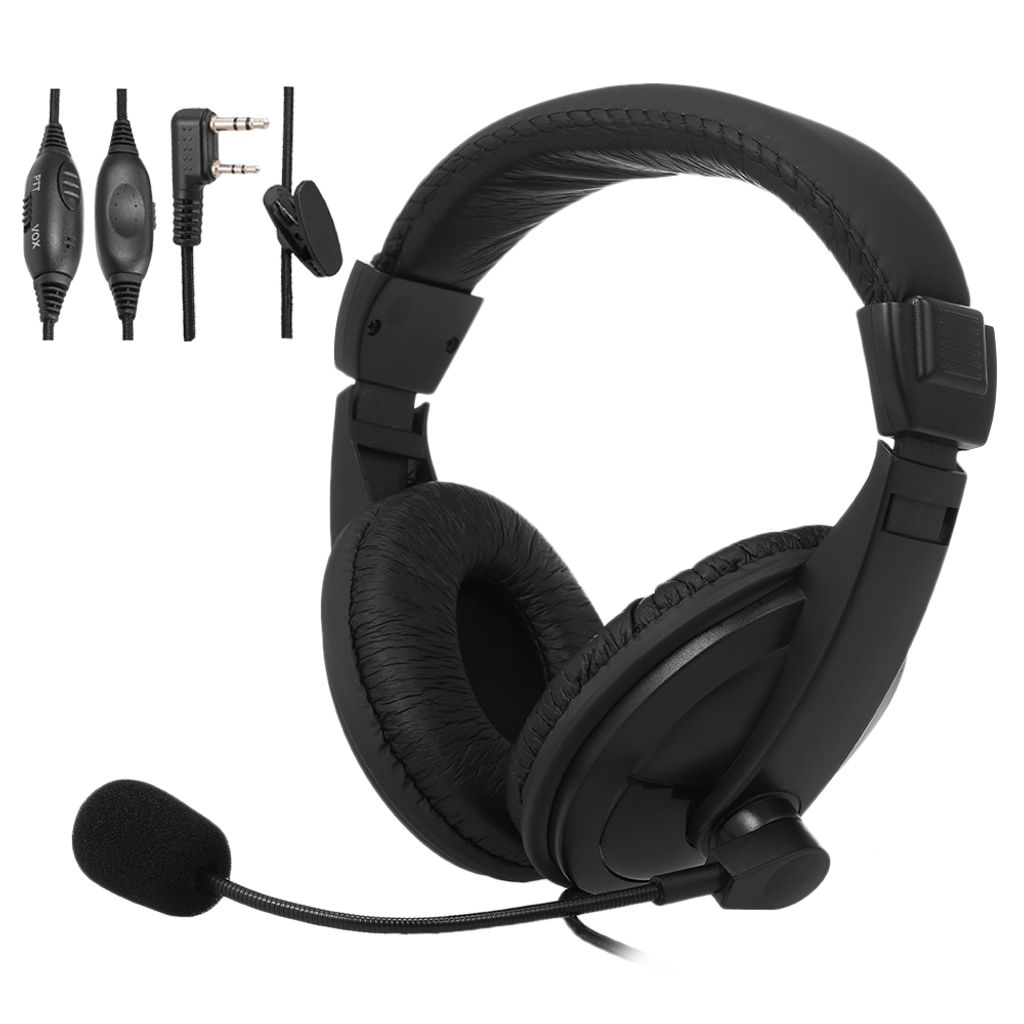 Großes Headset, Walkie-Talkie-Headset, binauraler Typ mit großer Geräuschreduzierung, mit Headset, mit VOX-Kopf, K-Kopf