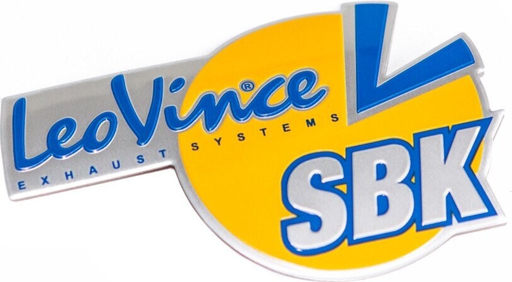 LeoVince Plakette / Emblem kompatibel mit SBK, hitzebeständig