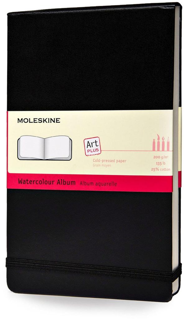 Moleskine Aquarellalbum, L/A5, 200g-Aquarellpapier, Hard Image du produit 