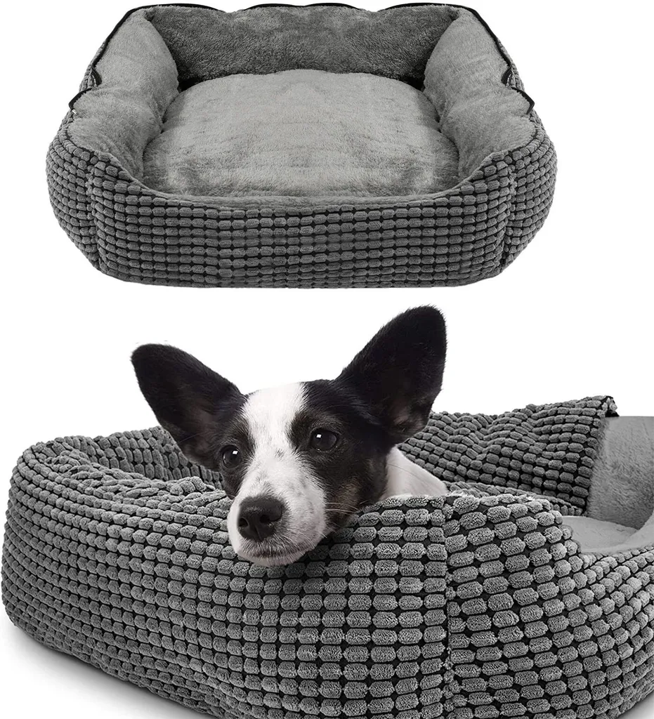 Lit pour animaux moelleux Puppyjoy PJ-016 51x48cm avec rembourrage dense