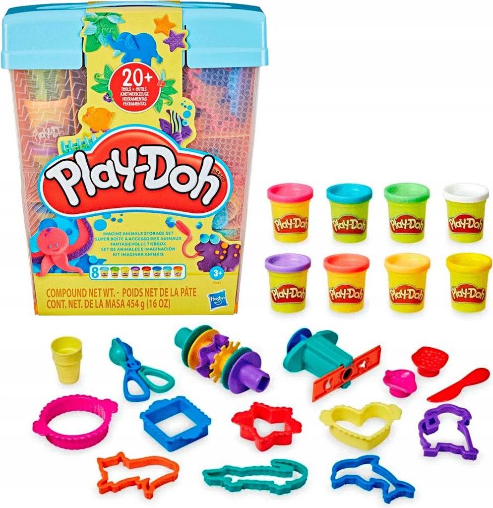 Play-Doh Fantasievolle Tierbox, 3 Jahr(e), Metall, Produktbild 
