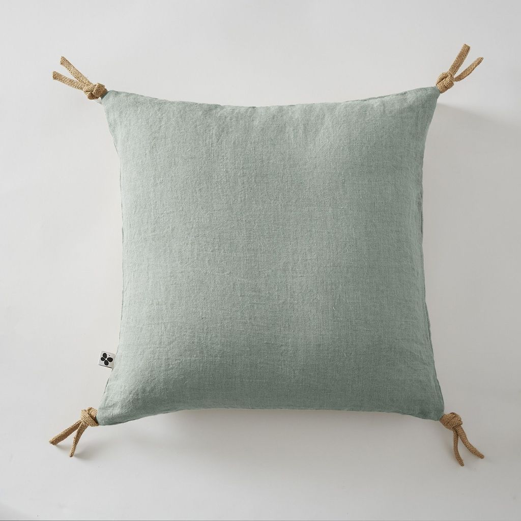 Kissen 45 x 45 cm SOLINE Eukalyptus