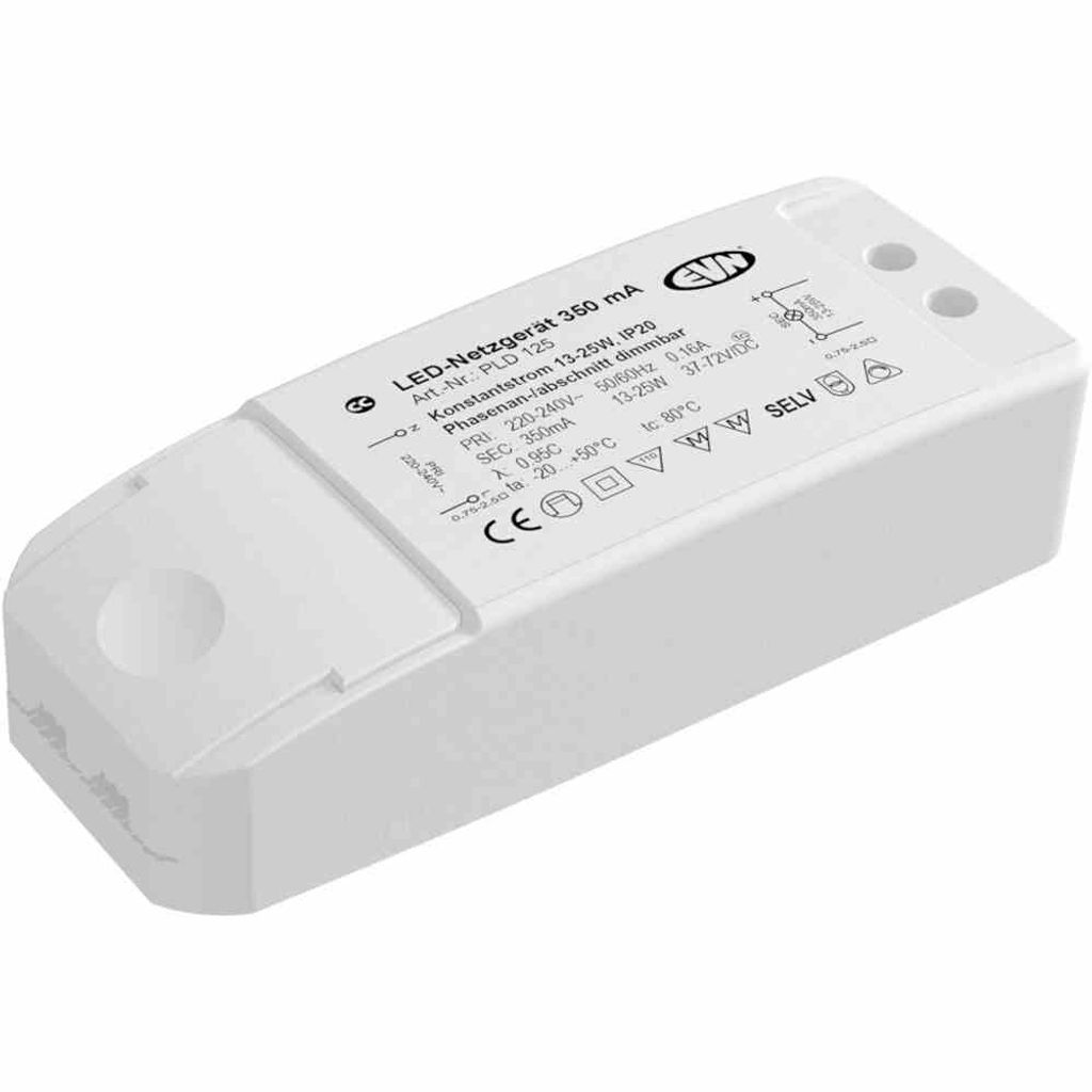 EVN Lichttechnik P-LED Netzgerät IP20 350mA 13-25Wdim Produktbild 