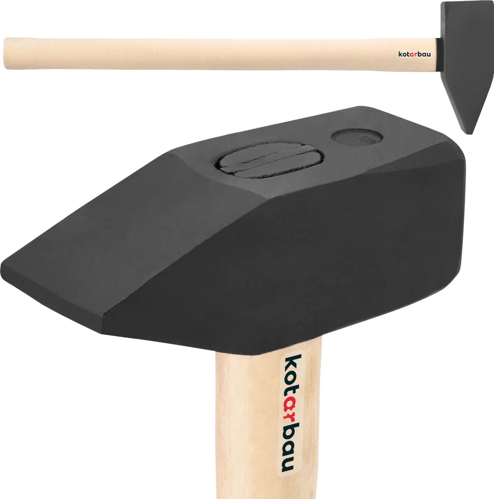 Mazza Martello KOTARBAU 8 kg in Acciaio Forgiato | Manico Legno 80 cm