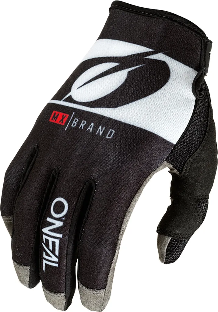 Gants O'Neal Mayhem Rider Noir et Blanc Taille S/8 pour Motocross Pro