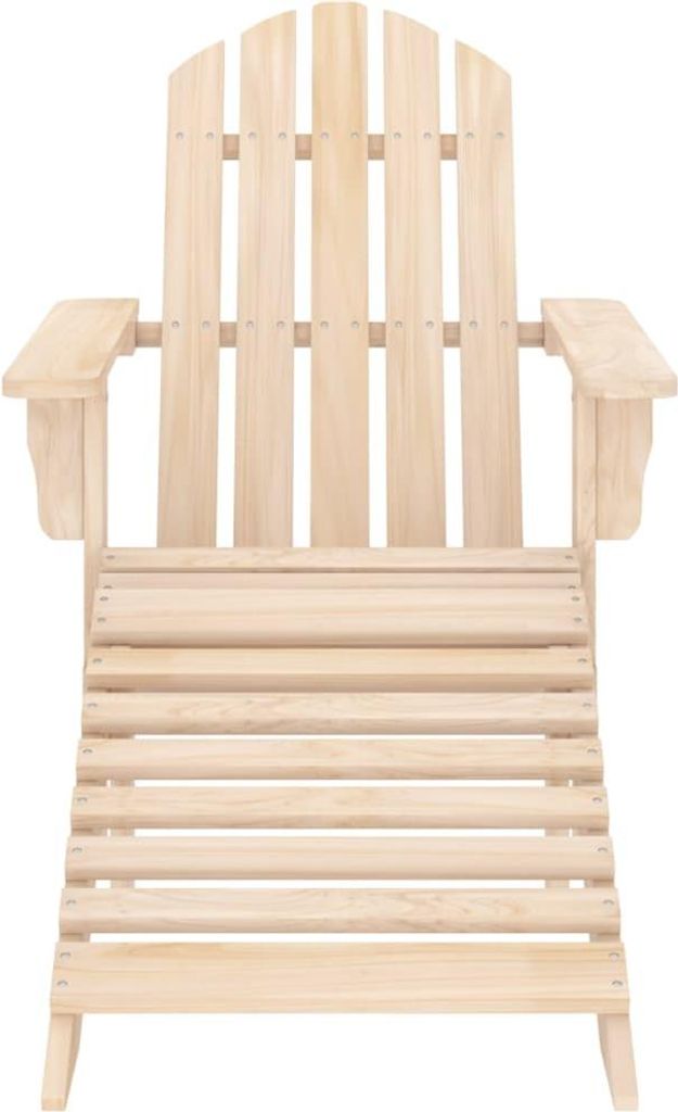 vidaXL Adirondack-Gartenstuhl mit Fußteil Massivholz Tanne Produktbild 