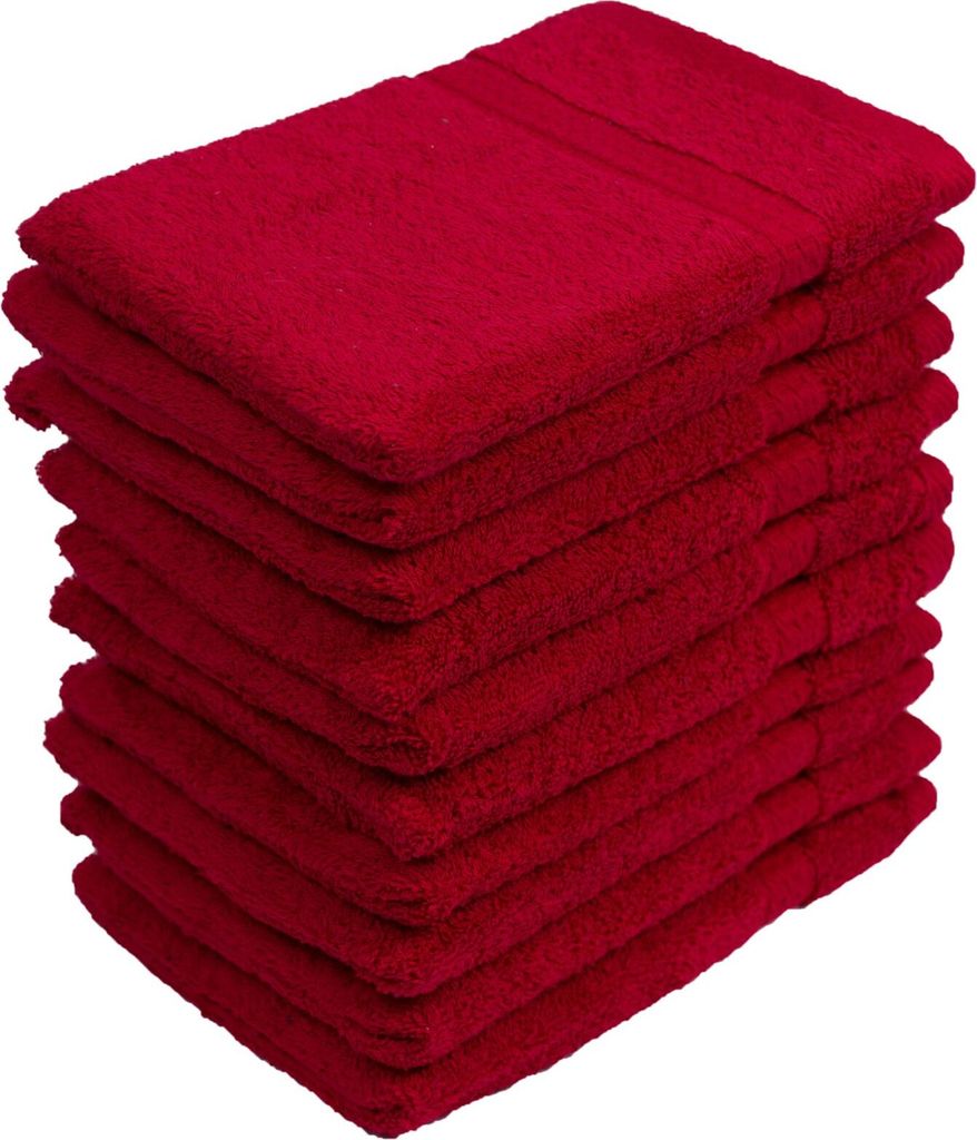 10er Set Frottee Waschhandschuhe Elegance 16x21 cm 100% Produktbild 4