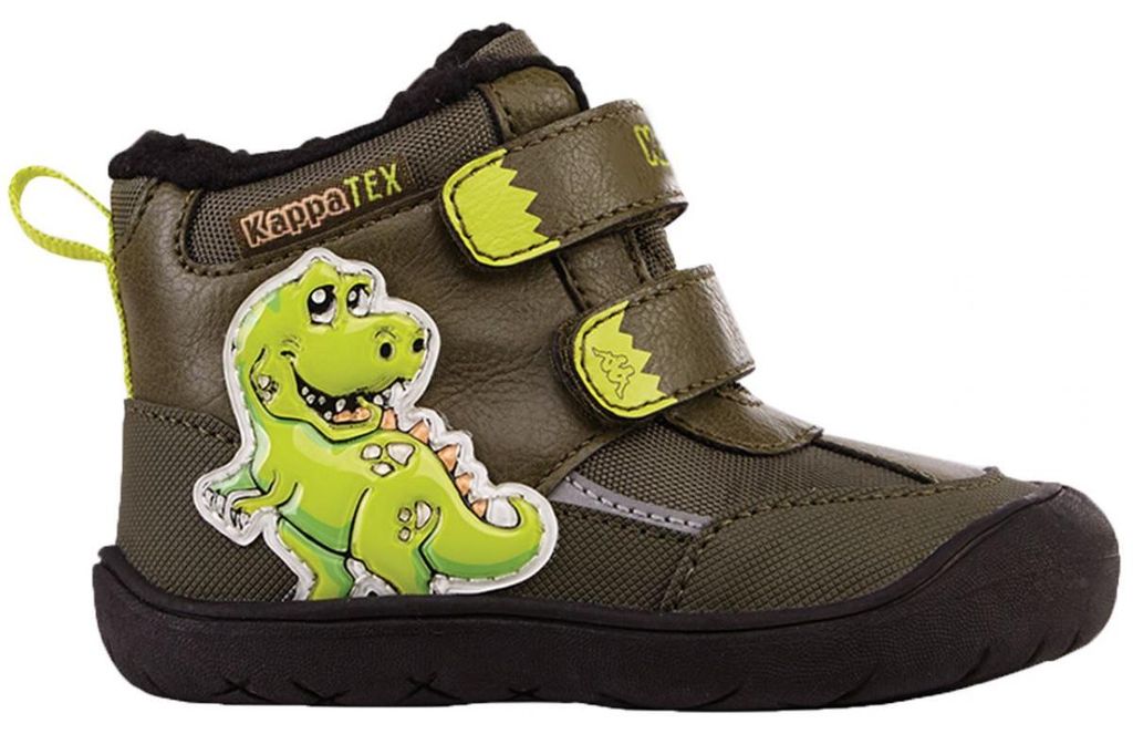Kappa - "Claw" Dinosaurier Schneestiefel für Kinder, Kappa TEX PP11554 (20 EU) (Grün)