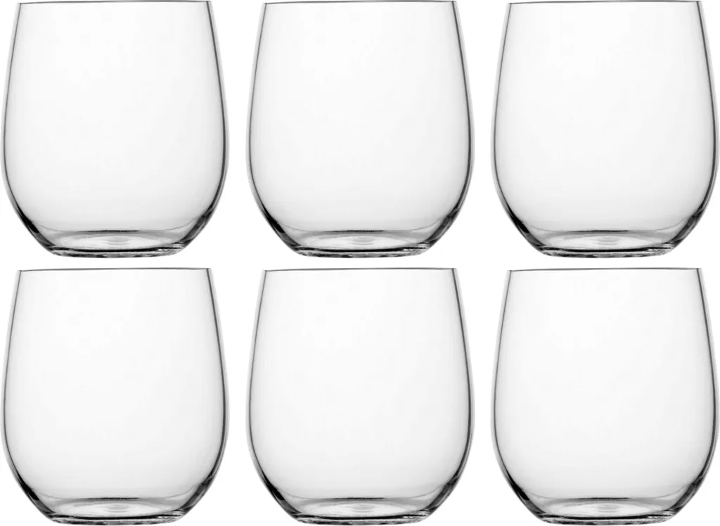 Calice di plastica trasparente da 4 pezzi 480 ml Bicchiere da vino infrangibile sicuro Materiale trasparente Tran Set di tazze di bicchiere da vino rosso classico riutilizzabile  15