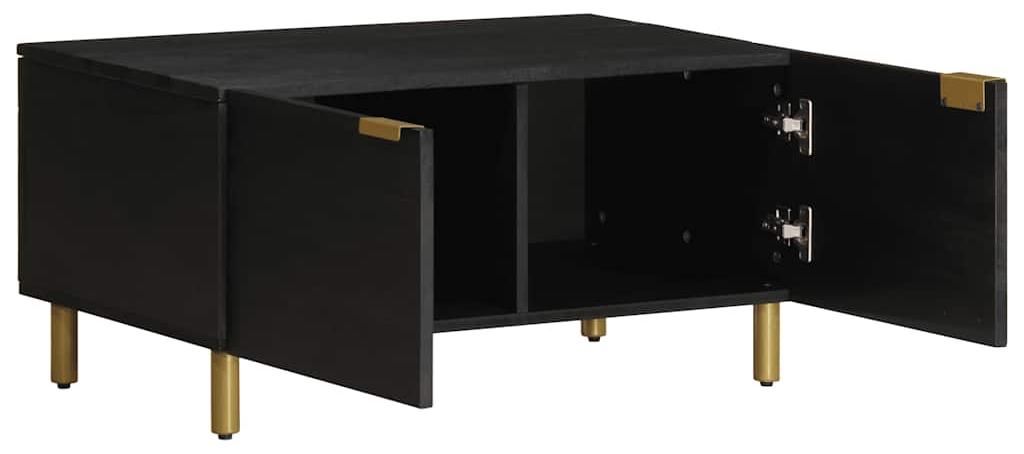 vidaXL Couchtisch Schwarz 80x50x40 cm Holzwerkstoff