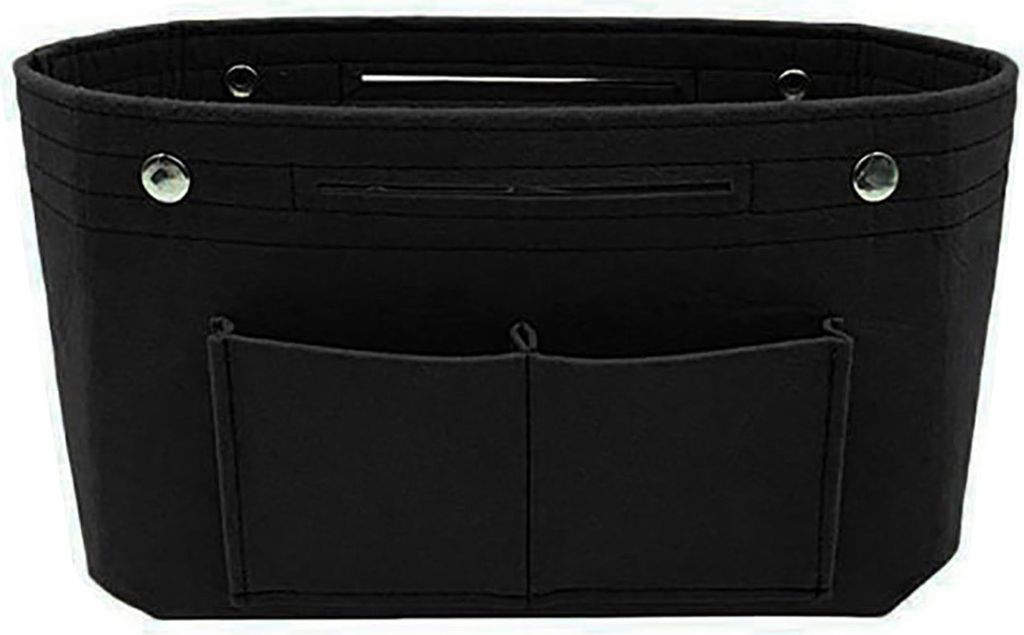 Damen-Handtaschen-Einstecktasche mit mehreren Taschen, große Kapazität, tragbare Tragetasche, Make-up-Organizer-Tasche, Einstecktasche für Einka...
