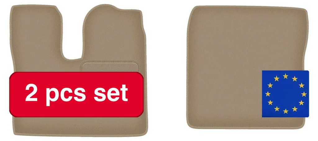 Tapis de protection de sol beige pour intérieur MAN TGX à partir de 2017