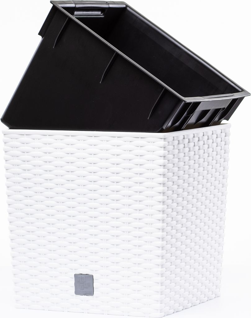 Kvetináč + vložka Kvetináč ratan RATO LOW DRTS325L biely Obrázok produktu 28