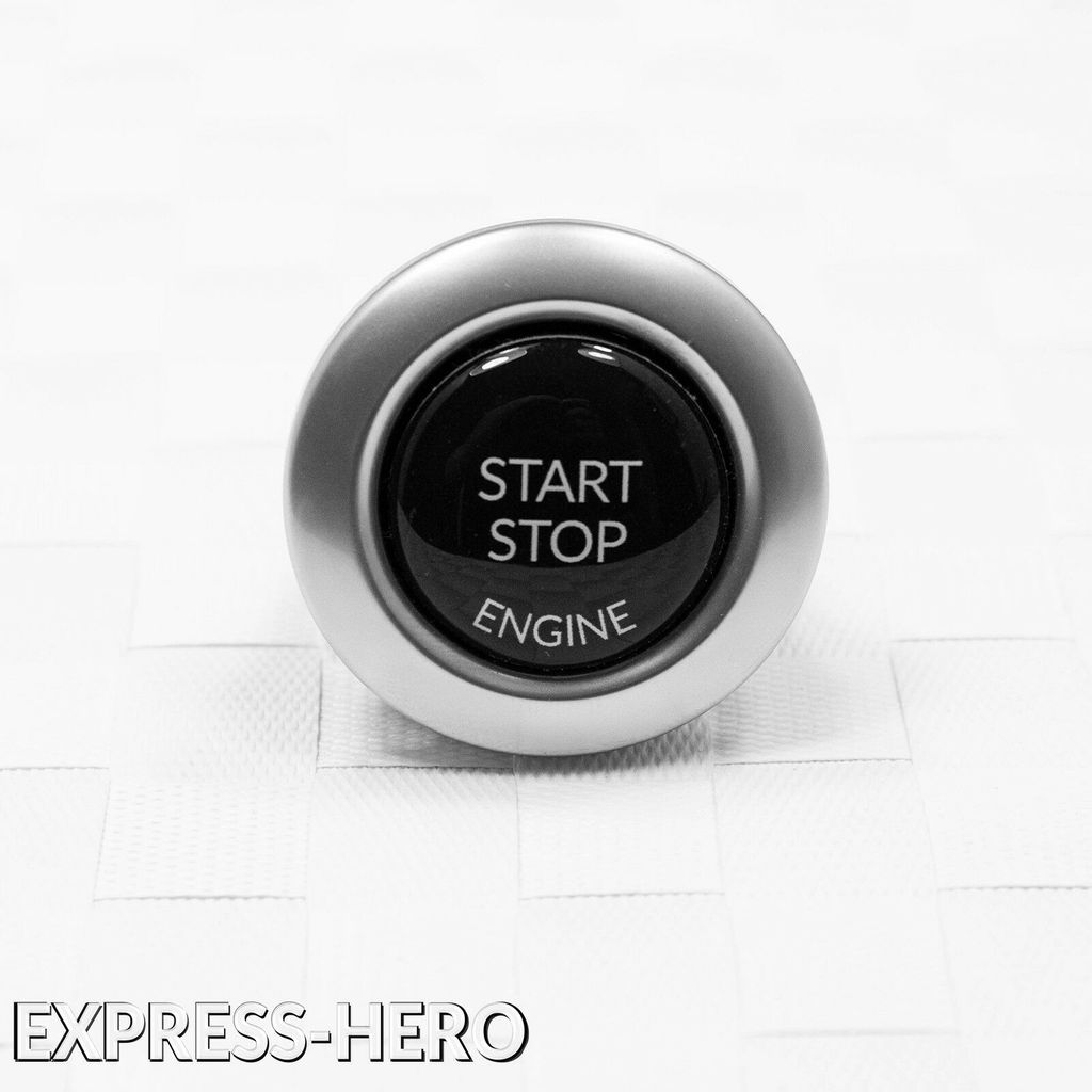 BMW Start Stop Engine Knopf Reparatur Schalter Schutz Kappe Austausch Taste Blau