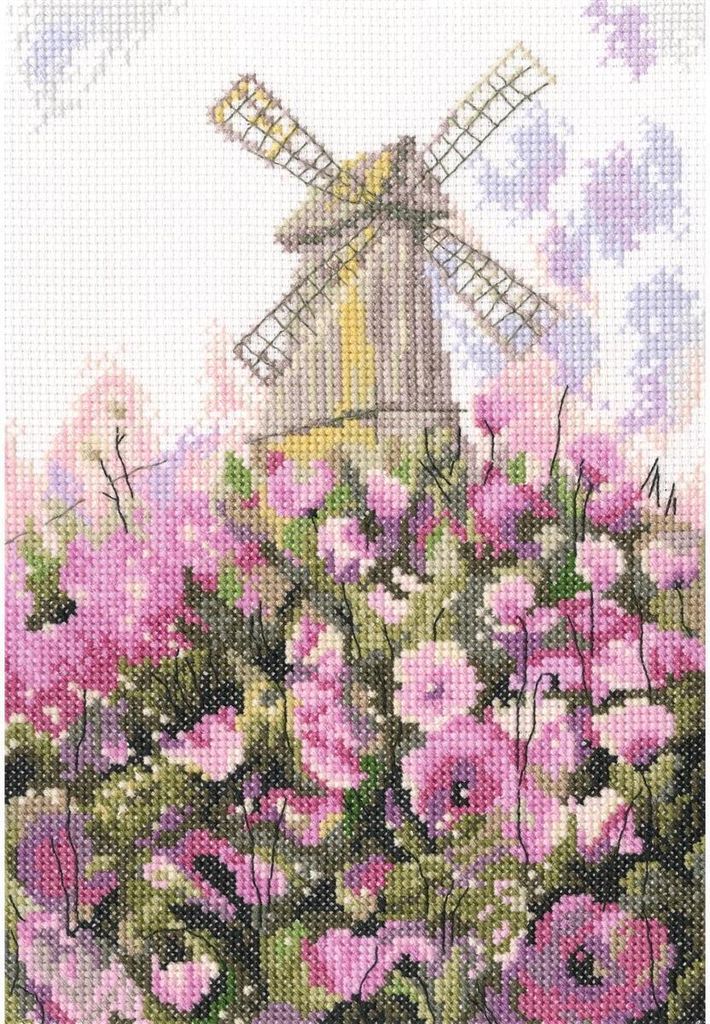 RTO Kreuzstich Set "Alte Mühle" M551, Zählmuster, 15,5x22 cm