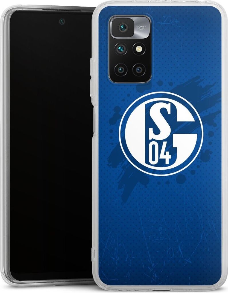 DeinDesign Handyhülle für Xiaomi Redmi 10 Silikon Hülle Case Smartphone Schutzhülle Bundesliga FC Schalke 04 Offizielles Lizenzprodukt