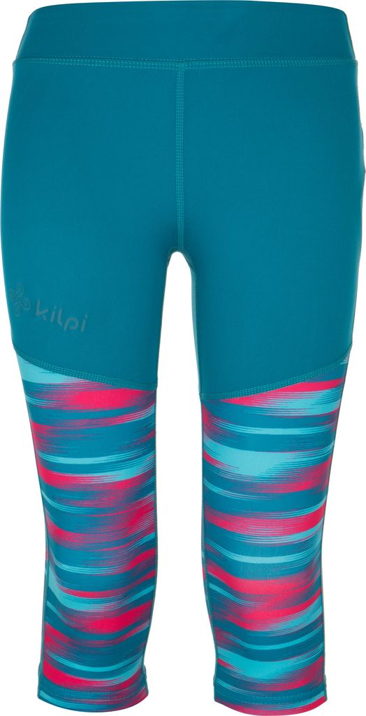 3/4-Leggings für Mädchen Kilpi DARLEY-JG, TÜRKIS, Größe 98
