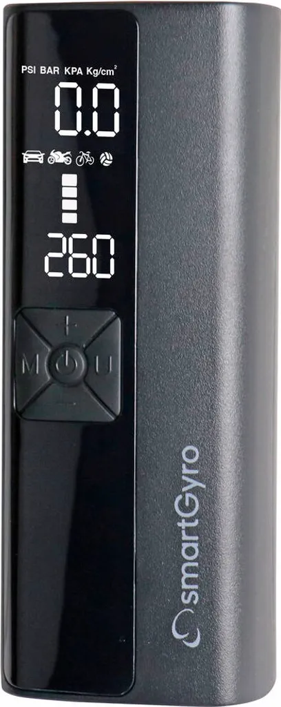 Gonfleur Électrique smartGyro SG27-342 de 150 PSI Noir Haute Puissance