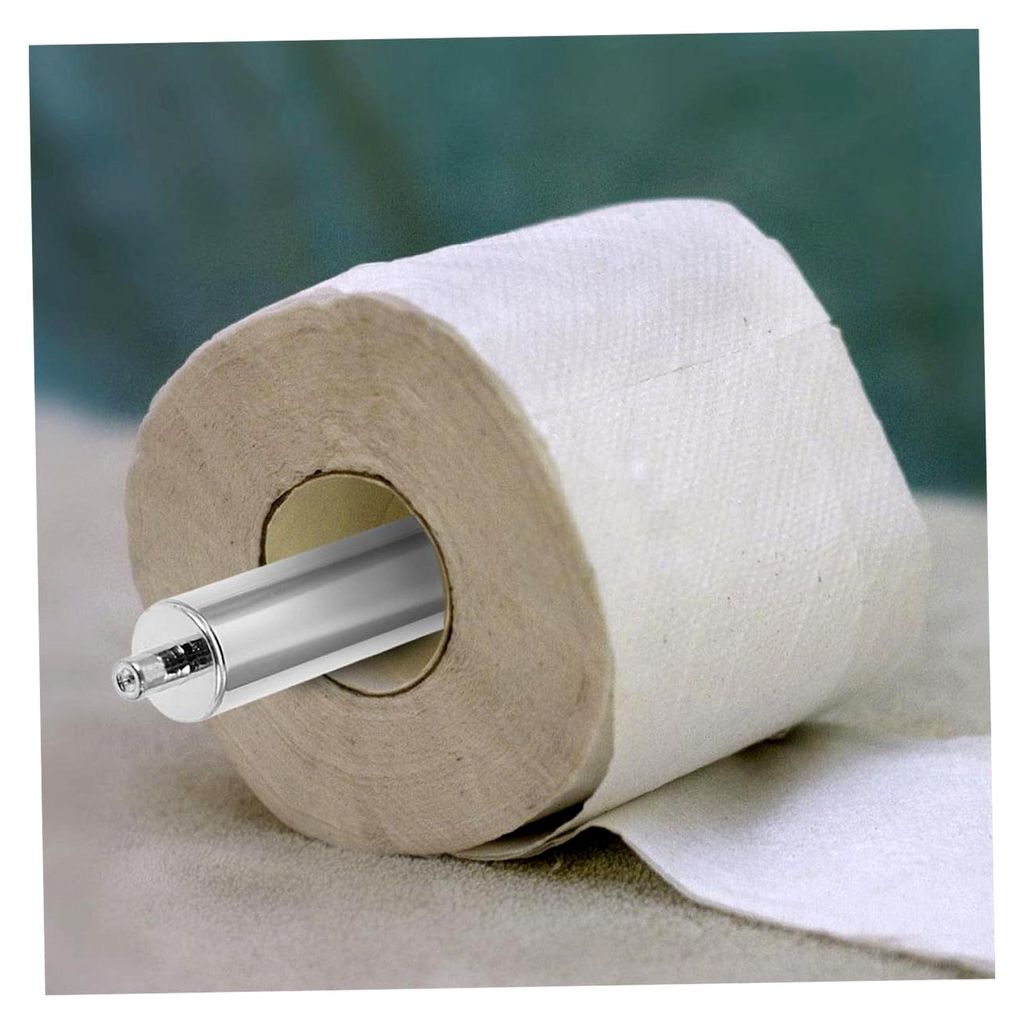 3-teiliges Set Ersatzrollenhalter für Toilettenpapier mit stabiler Federstange, platzsparend und langlebig, modernes Design für Bad und WC