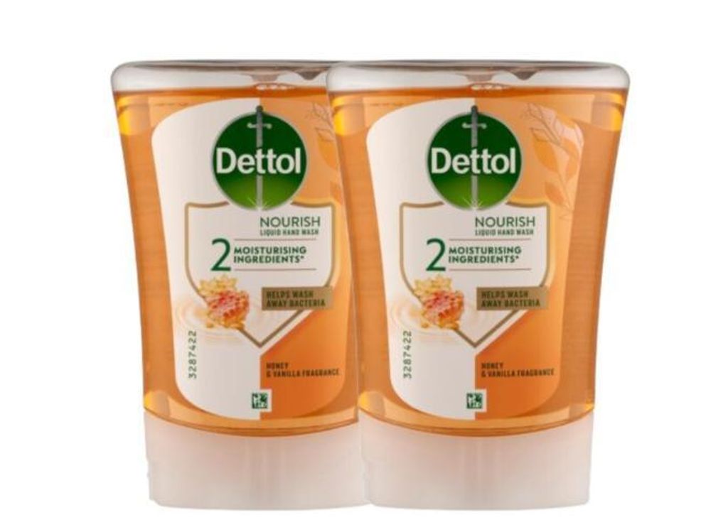 Dettol Honig Nachfüllpackung für berührungslose Handwäsche 2x250ml