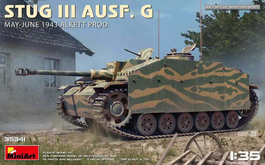 Maquette de Blindé Allemand StuG III Ausf. G 1/35 Kit Complet MiniArt