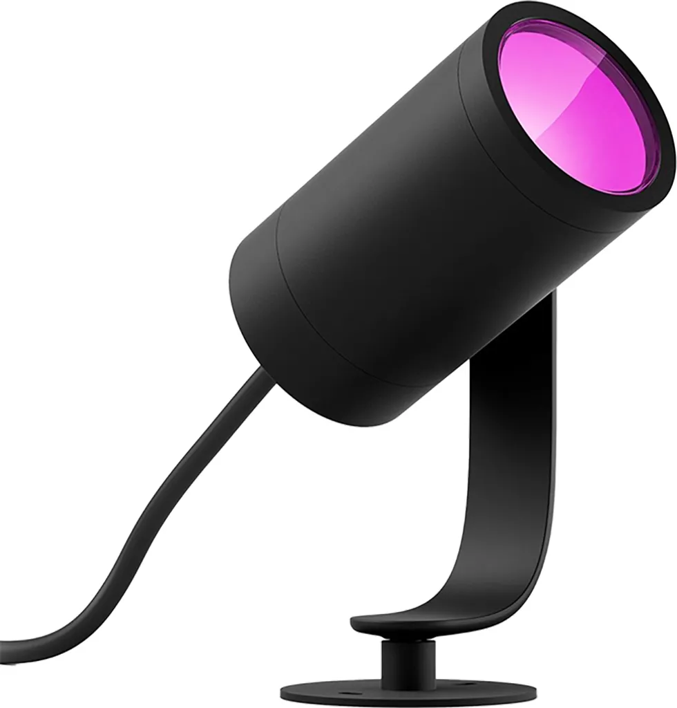Spot de Jardin LED Philips Hue Lily Projecteur Noir Basse Tension 1 Lg