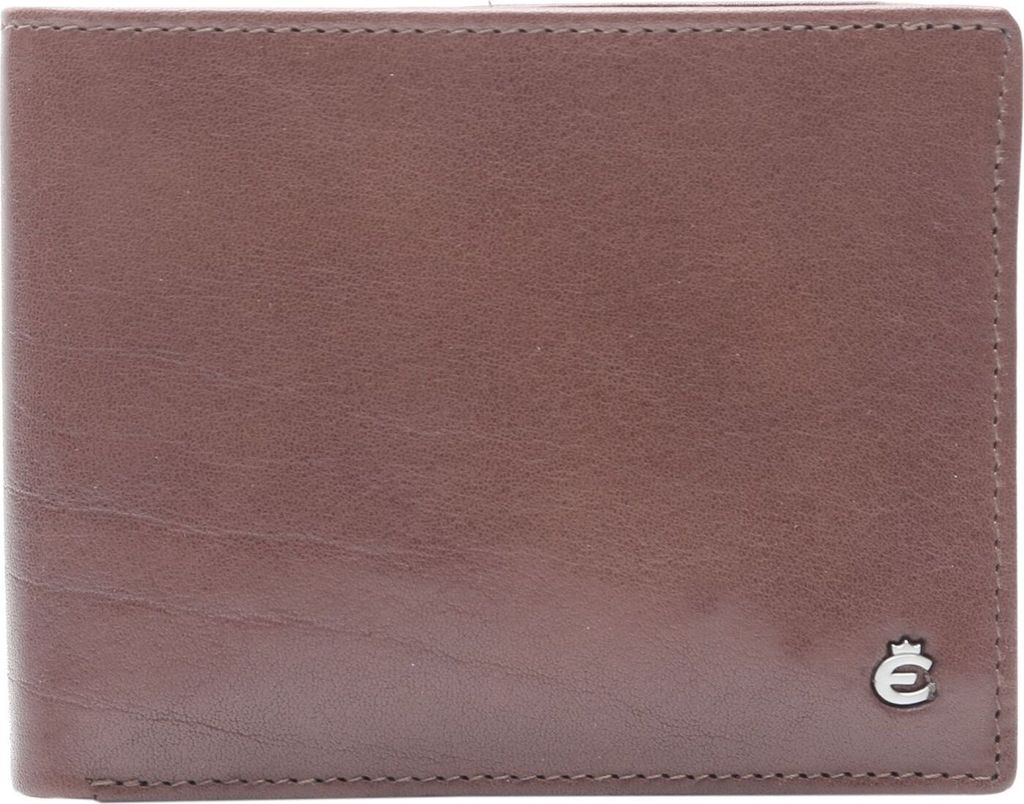 Esquire Leder Kartenetui Toscana Leather Wallet Coffee dunkelbraun