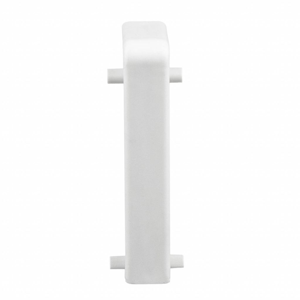 PROVISTON | Verbinder für MDF-Sockelleisten | 15 x 58 mm | Kunststoff | Weiß | 2 St.