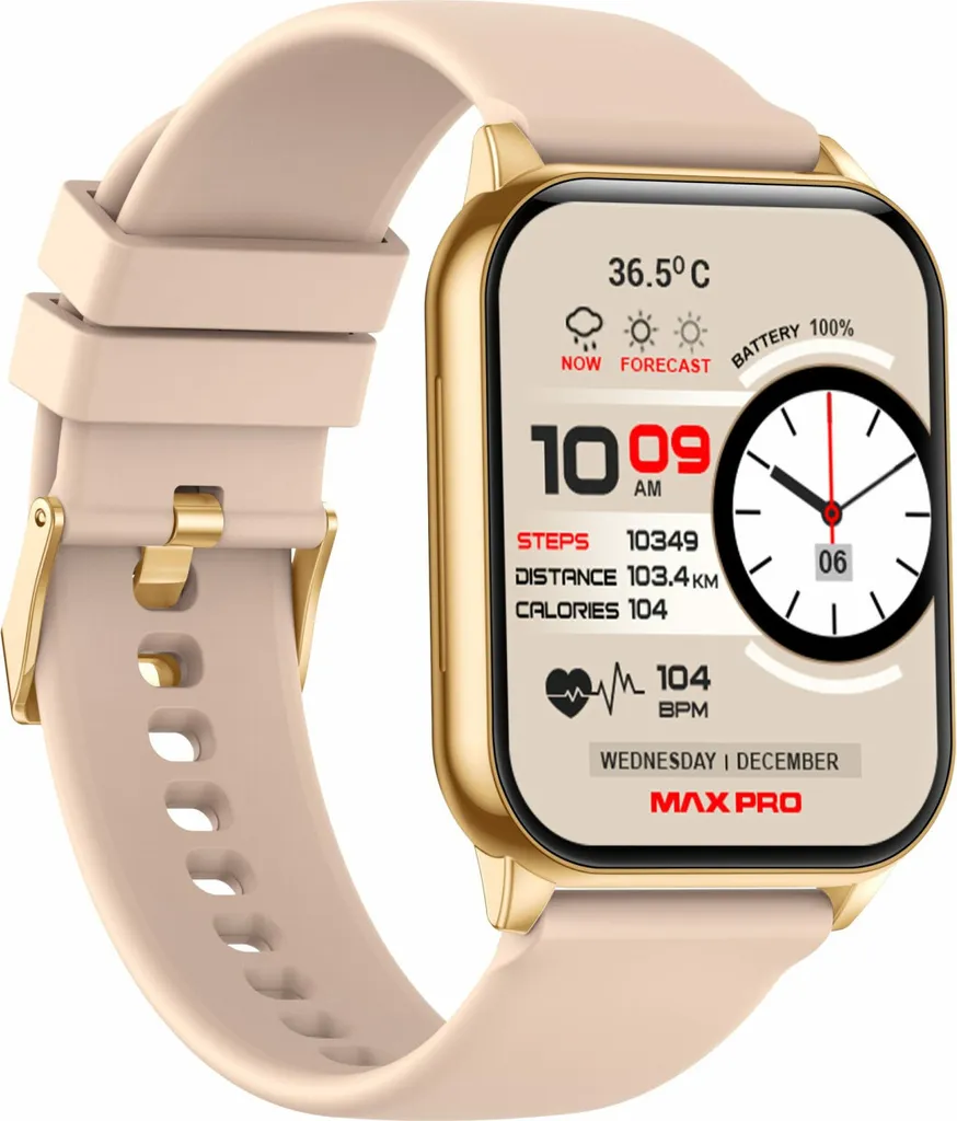 Plus de Notifications Manquées avec la Smartwatch TechPulse Pro Or