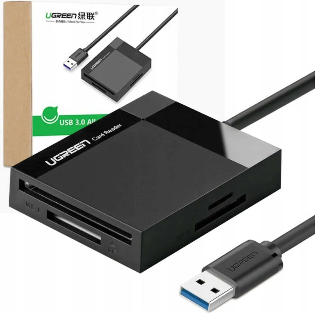 Ugreen Lettore Schede SD USB 3.0 CR125 30333 - Trasferimento 5Gbps 4-in-1