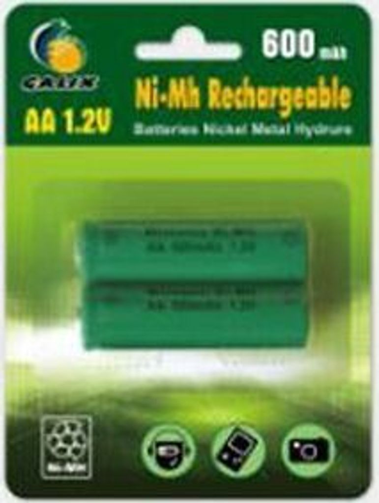 Galix AA-Akku NiMh 1,2 V/600 mAh 2er Set Image du produit 