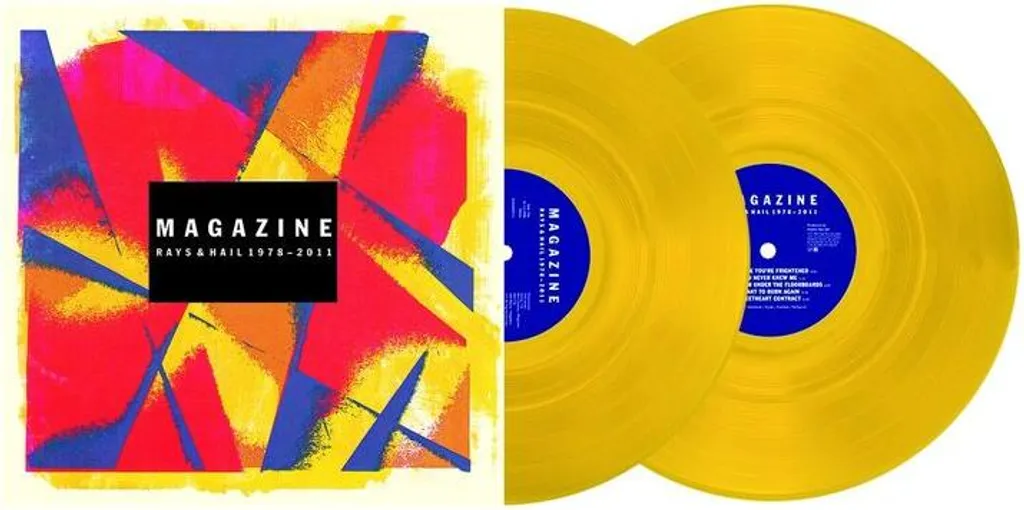 Vinyle Jaune et Magazine Rays & Hail 1978-2011 Collector Burn Again