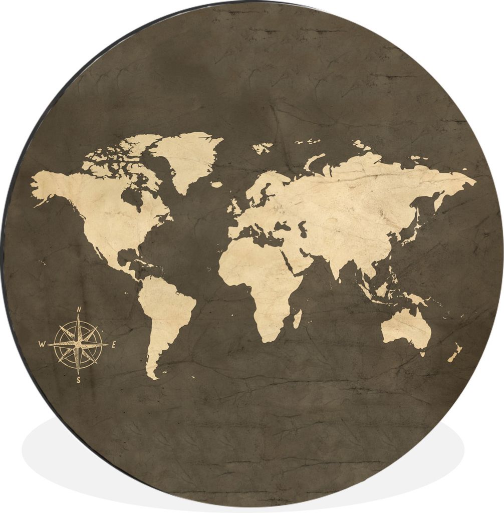 MuchoWow - Wand Kreis - Wandbild - Schlafzimmer - Aluminium Bild - Kinderzimmer - Wohnzimmer Dekoration - Wandschmuck