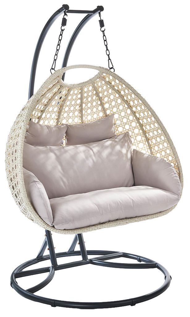 Kobolo Hängekorb Hängesessel BIG Polyrattan für zwei Produktbild 
