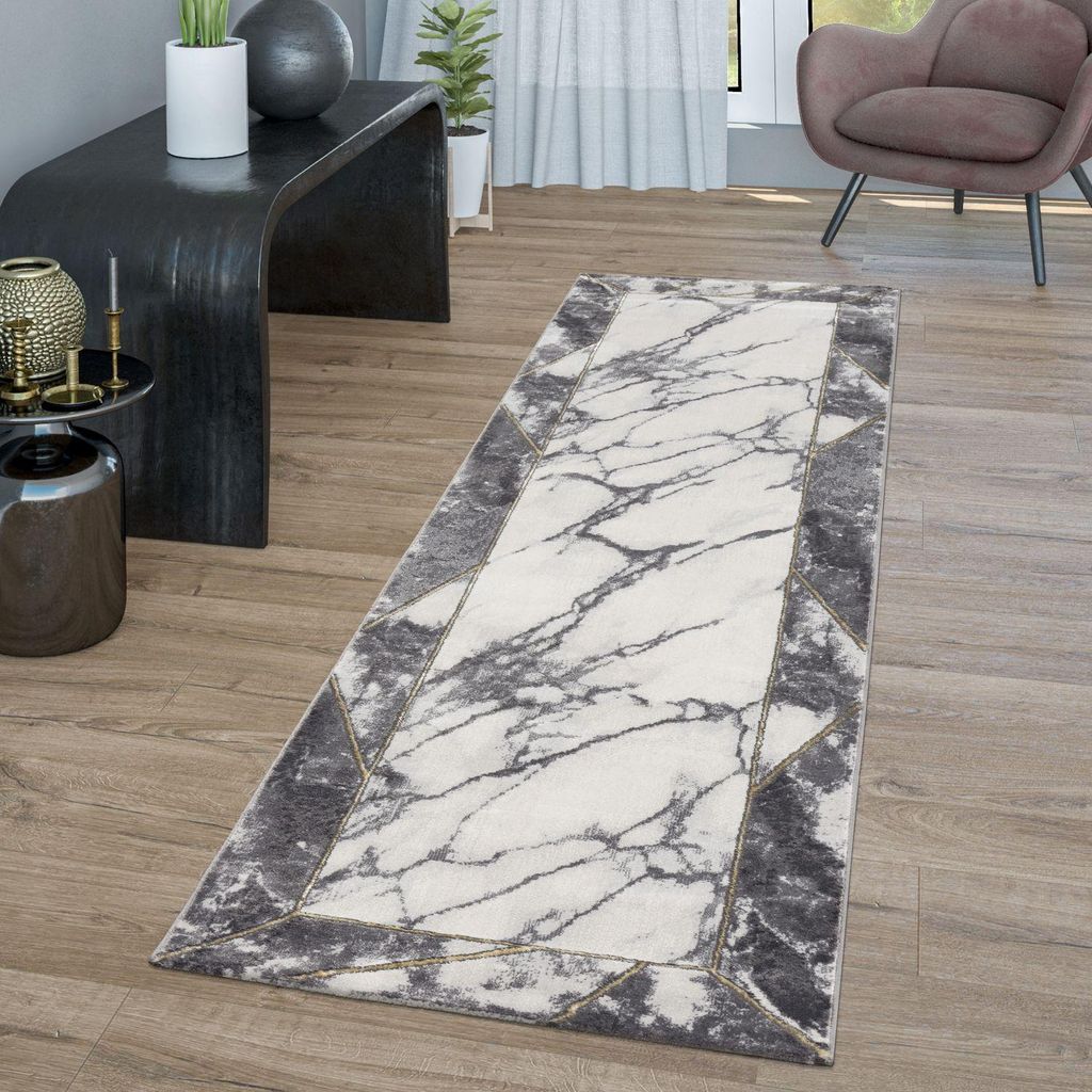 TT Home Wohnzimmer Teppich Kurzflor Wohnzimmerteppich 3D Produktbild 