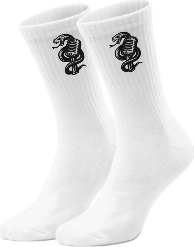 epicsocks DarkRhythms Schlange Mikrofon Socken in 37-41 im Paar