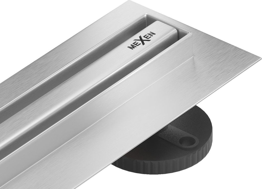 Mexen Flat 360° Slim scarico lineare girevole 80 cm, inox - Immagine del prodotto 