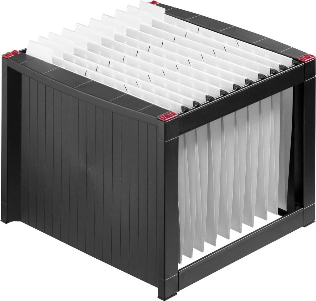 Hängeregistraturgestell Ku.schwarz H272xB360xT380mm f.ca.40 Produktbild 