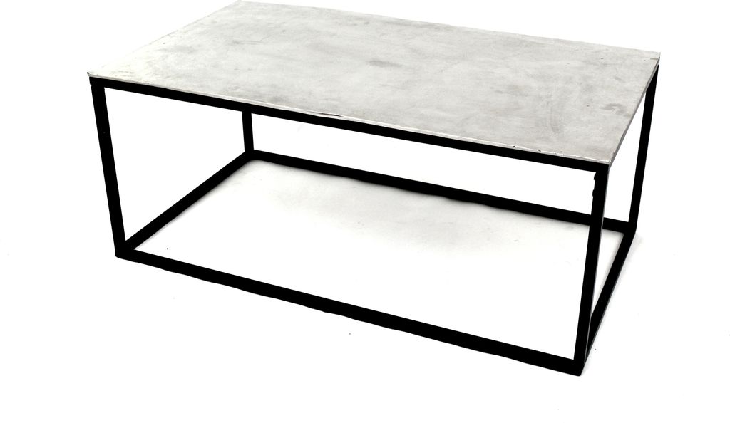 Couchtisch >2117-01< in Aluminium Silber Unikat, Metall - 110x41x60cm (BxHxT)