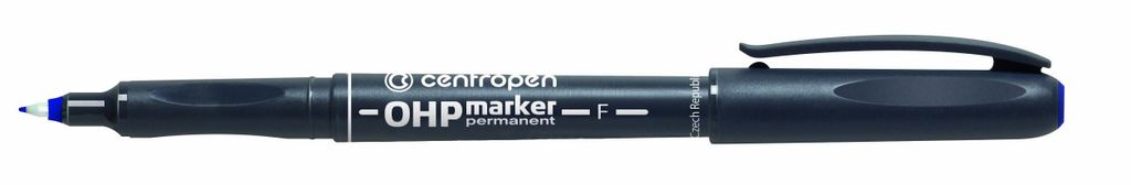 Centropen, Marker 2636, blau, 10 Stück, 0,6 mm, auf Produktbild 