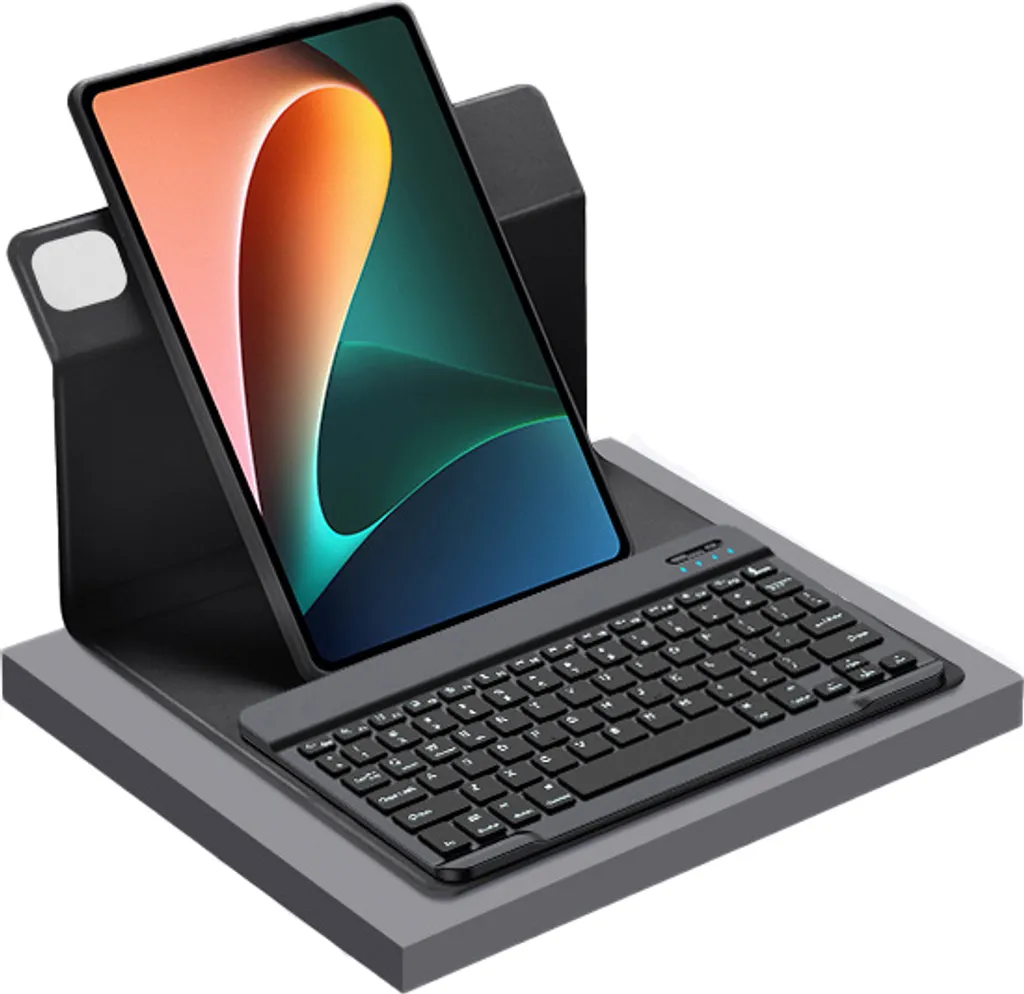 Housse Clavier Bluetooth Rotatif pour Redmi Pad en Cuir Synthétique