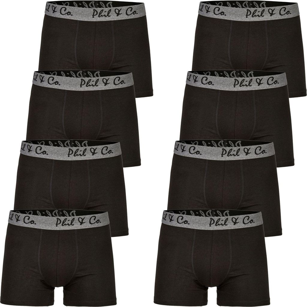 PHIL & Co Berlin 8er Pack Herren Boxershorts Pants Trunk Produktbild 