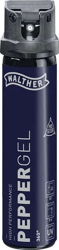 Gel poivre Walther Pro Secur 360 85ml pour une sécurité totale dehors