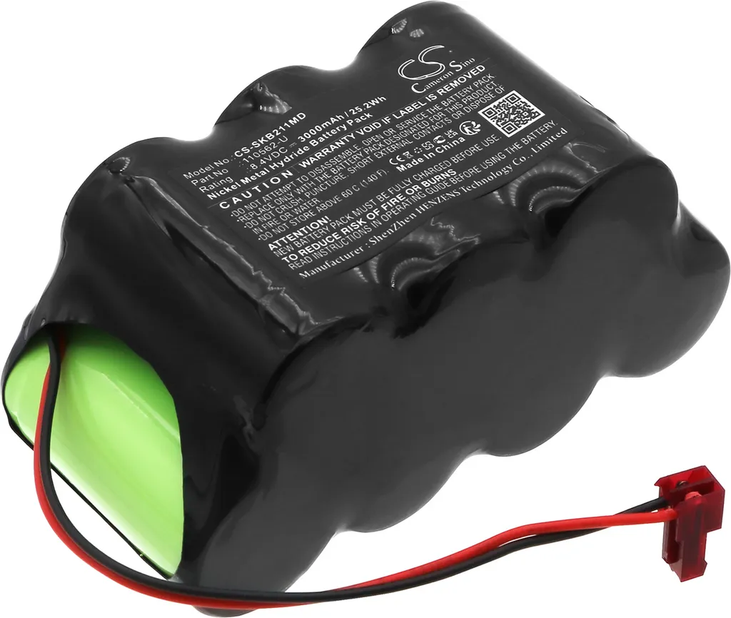 Batterie Techtek pour Stryker 211-22 Power Pack remplace 110562-U - 3