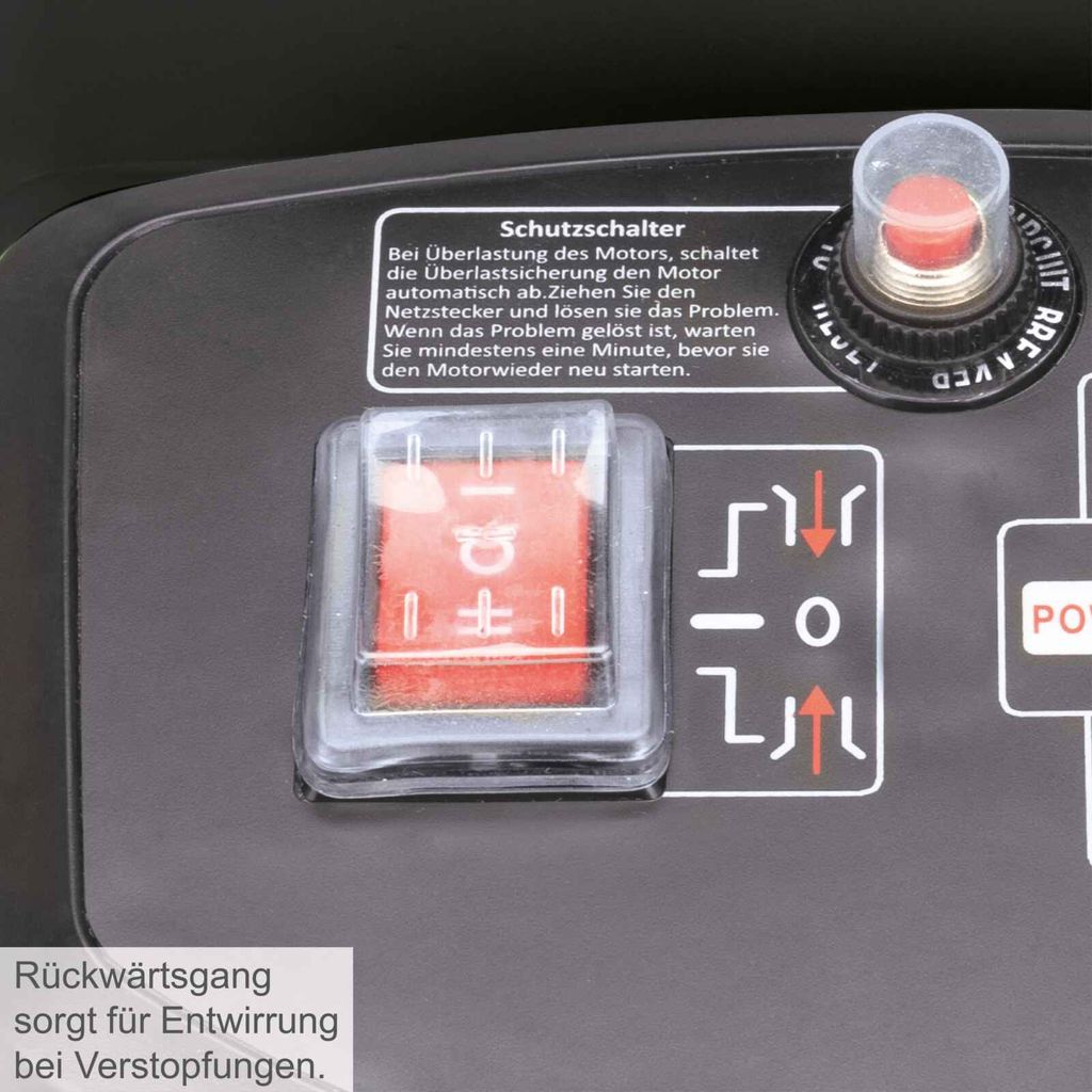 Scheppach GS60 Elektro Gartenhäcksler + Fahrvorrichtung - Produktbild 6
