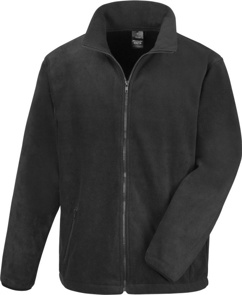 Result Core Herren Fleece-Jacke BC912 (M) (Schwarz)
