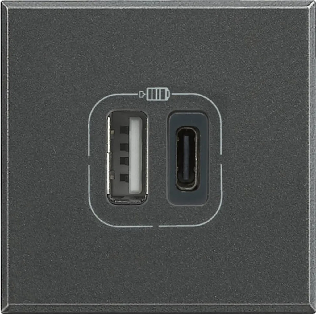 Prise USB Murale Legrand HS4287C2 pour Salon et Bureau Moderne