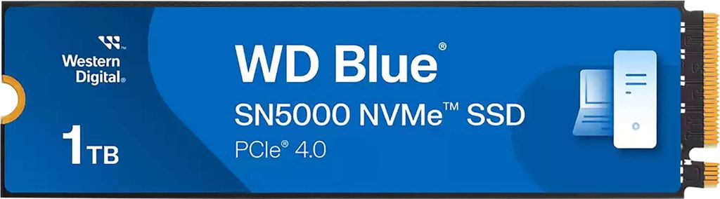 Western Digital Blue SN5000, 1 TB, M.2, 5150 MB/s Obrázek produktu 