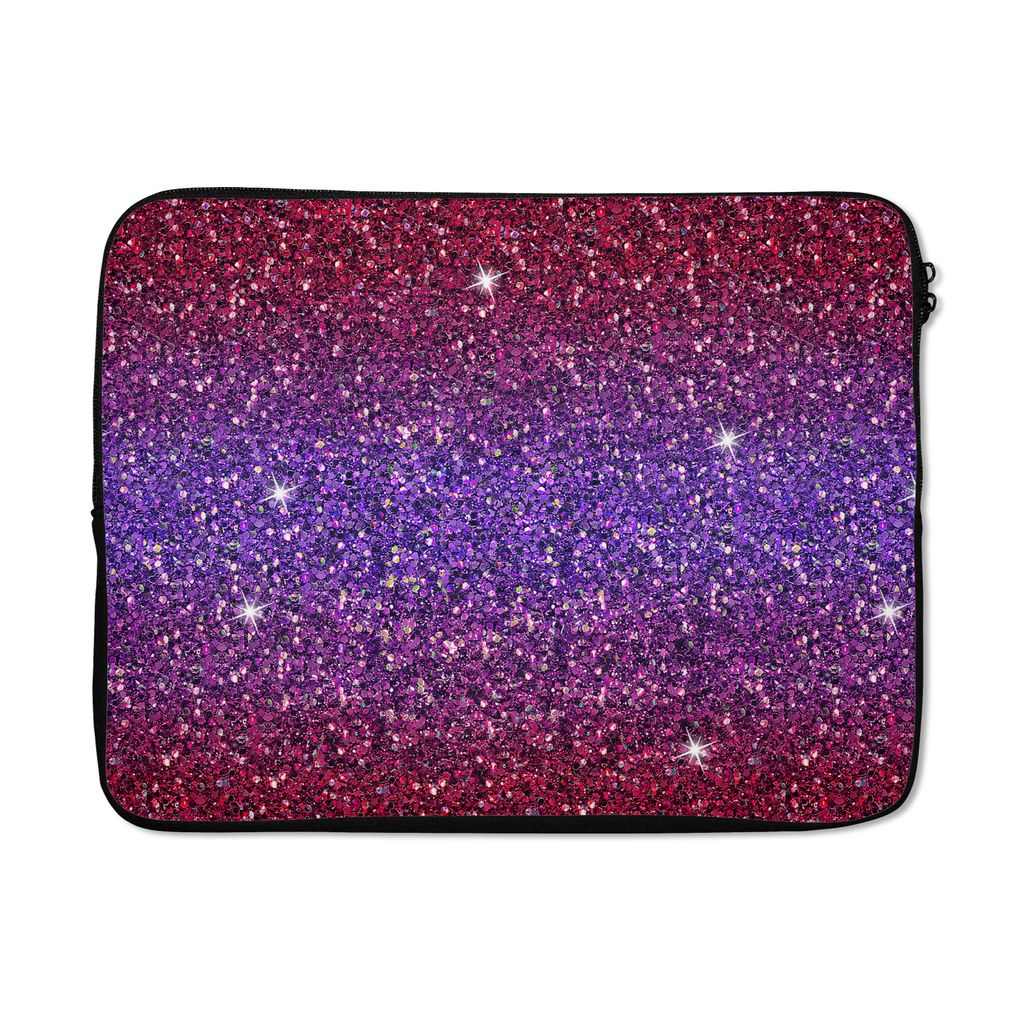 MuchoWow Laptop Hülle 17 Zoll Laptoptasche Ombre - Wassermann - Sternzeichen - Geburtsstein - Muster - Zipper - Schutzabdeckung
